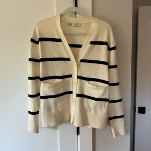 Zara button up sweater